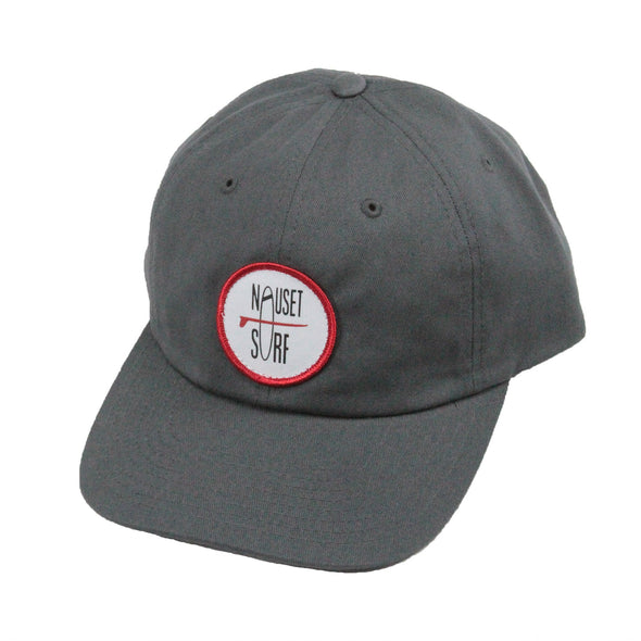 Circle Classic Logo C25PC DAD HAT PREMIUM COTTON- RED - Nauset Surf Shop