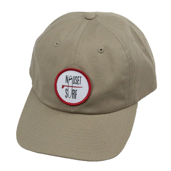 Circle Classic Logo C25PC DAD HAT PREMIUM COTTON- RED - Nauset Surf Shop