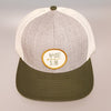 Circle Classic Logo C52WM Panel Trucker- Wool/Mesh - Nauset Surf Shop