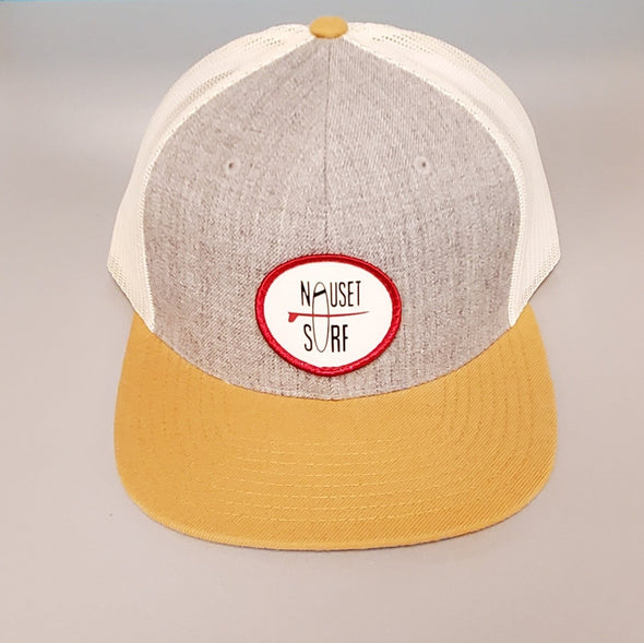 Circle Classic Logo C52WM Panel Trucker- Wool/Mesh - Nauset Surf Shop