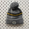Classic Logo Circle Patch Jacquard Knit Beanie w/ Pom - Nauset Surf Shop