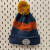 Classic Logo Circle Patch Jacquard Knit Beanie w/ Pom - Nauset Surf Shop