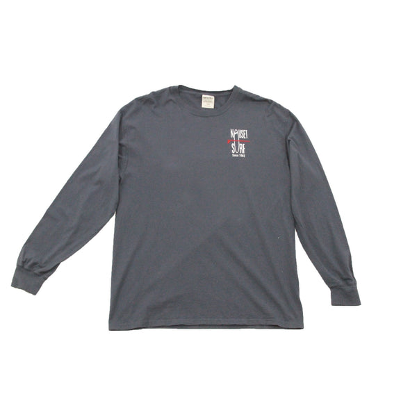 Classic Logo Garment Dyed Long Sleeve T-Shirt - Nauset Surf Shop