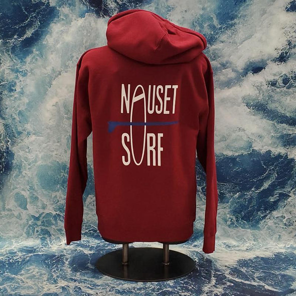 Classic Logo Heavyweight Hooded Sweatshirt - Blue Logo - Nauset Surf Shop