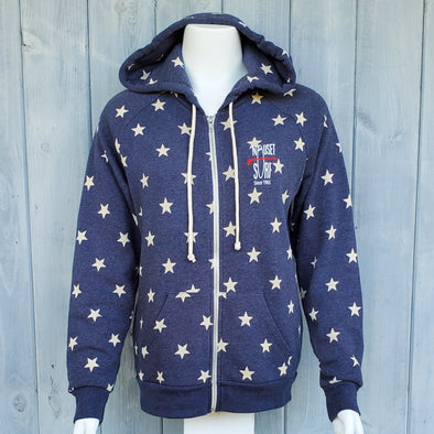 Classic Logo Ladies Adrian Eco-Fleece Zip Hoodie - Nauset Surf Shop