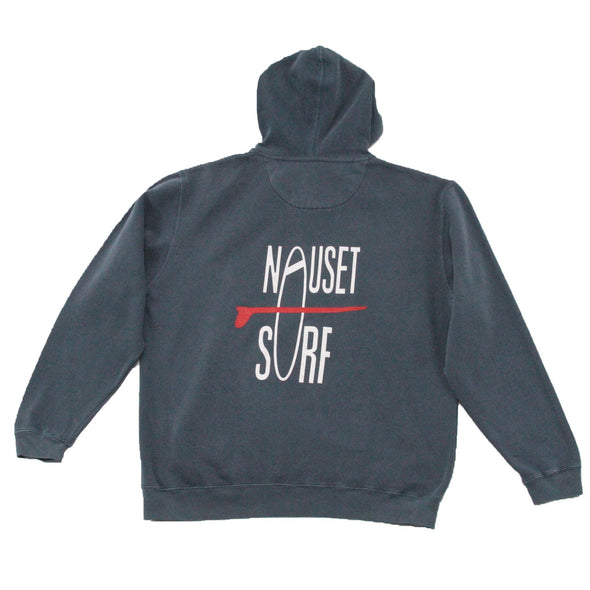 Classic Logo Mini Zip Garment Dyed Hooded Sweatshirt - Nauset Surf Shop