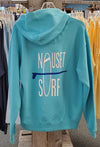 Classic Logo Mini Zip Garment Dyed Hooded Sweatshirt - Nauset Surf Shop