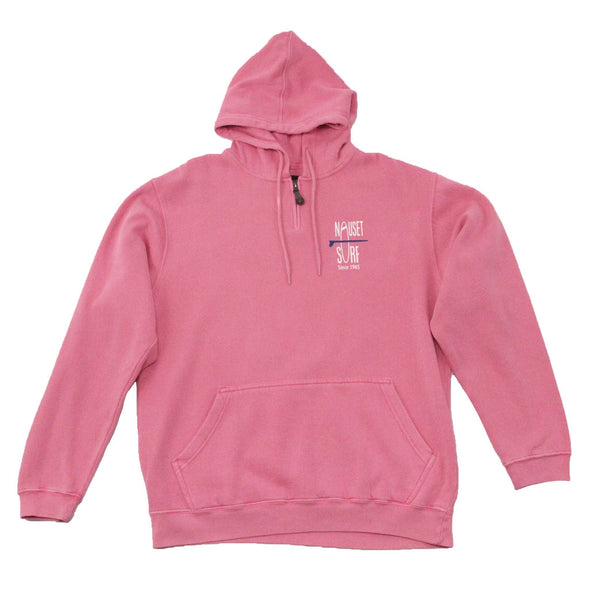 Classic Logo Mini Zip Garment Dyed Hooded Sweatshirt - Nauset Surf Shop