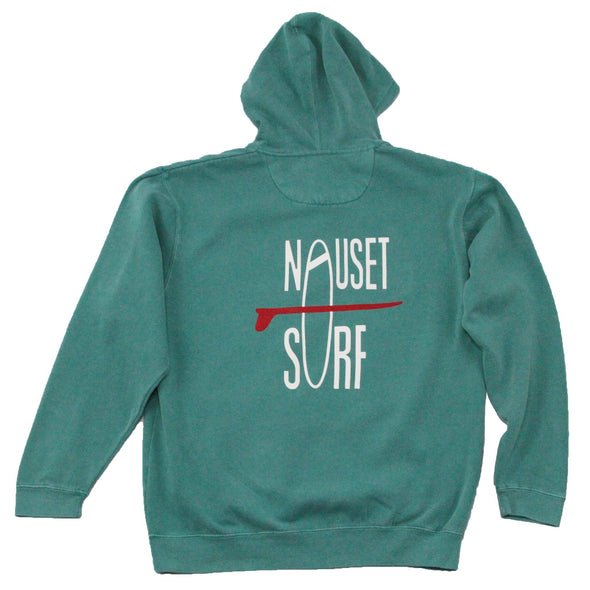 Classic Logo Mini Zip Garment Dyed Hooded Sweatshirt - Nauset Surf Shop