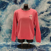 Classic Logo Pigment Dyed Crew Sweatshirt- Blue Logo - Nauset Surf Shop