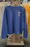 Classic Logo Pigment Dyed Crew Sweatshirt- Red Logo - Nauset Surf Shop