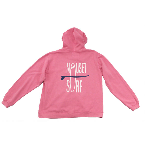 Classic Logo Womens Pigment Dyed Full Zip Hooded Sweatshirt - Nauset Surf Shop