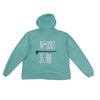 Classic Logo Womens Pigment Dyed Full Zip Hooded Sweatshirt - Nauset Surf Shop
