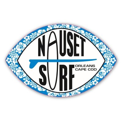 Nauset Surf Patch Logo Stickers - Nauset Surf Shop