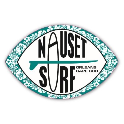 Nauset Surf Patch Logo Stickers - Nauset Surf Shop