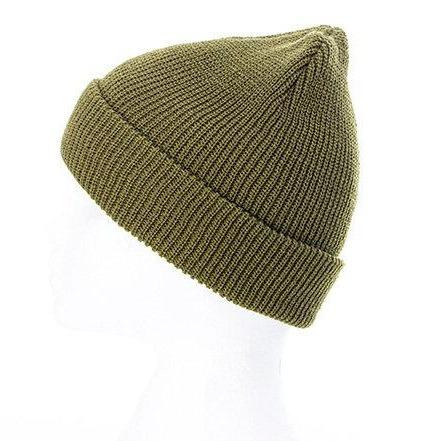 NS Classic Circle Logo C01 Knit Beanie- Gold/Loden Patch - Nauset Surf Shop