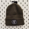 NS EMB ROUND R18 SOLID BEANIE W/ CUFF - Nauset Surf Shop