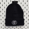 NS EMB ROUND R18 SOLID BEANIE W/ CUFF - Nauset Surf Shop