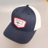 NS Hat SHARK C12CTM PRE CURVED TRUCKER COTTON TWILL & MESH - Nauset Surf Shop