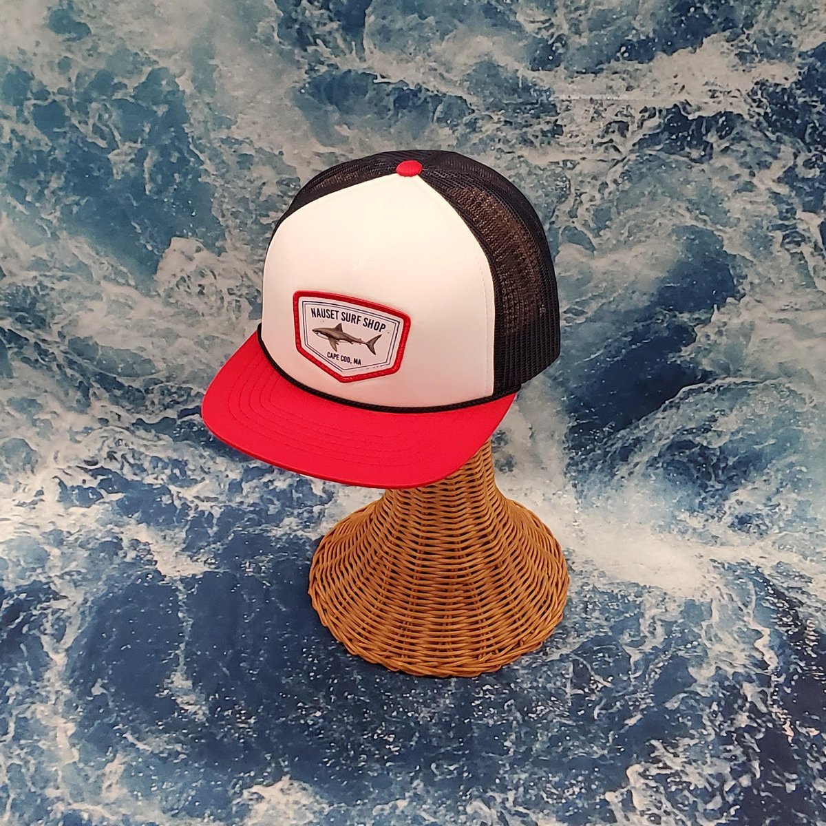 NS Hat SHARK C54FM TRUCKER FOAM&MESH Youth – Nauset Surf Shop